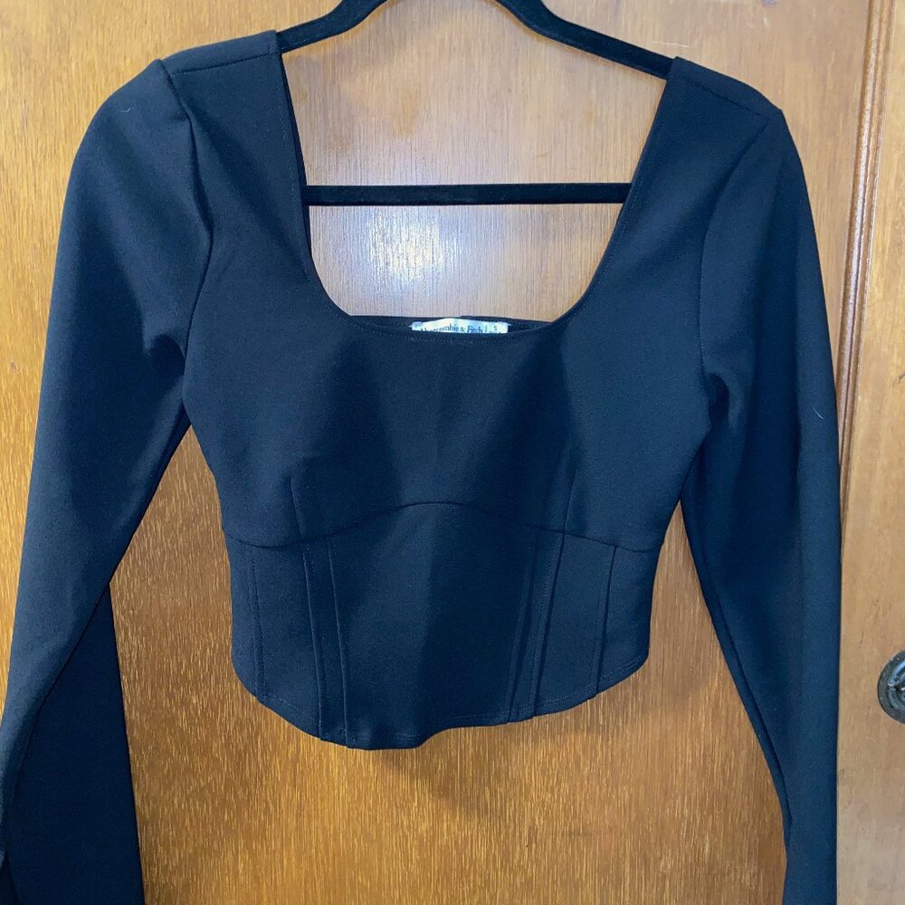 Black Crop Top